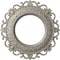 Ekena Millwork Orrington Ceiling Medallion (Canopies up to 6 5/8"), 13 1/4"OD x 6 5/8"ID x 1 1/8"P, Pearl White CM13ORPWS - alternate 1